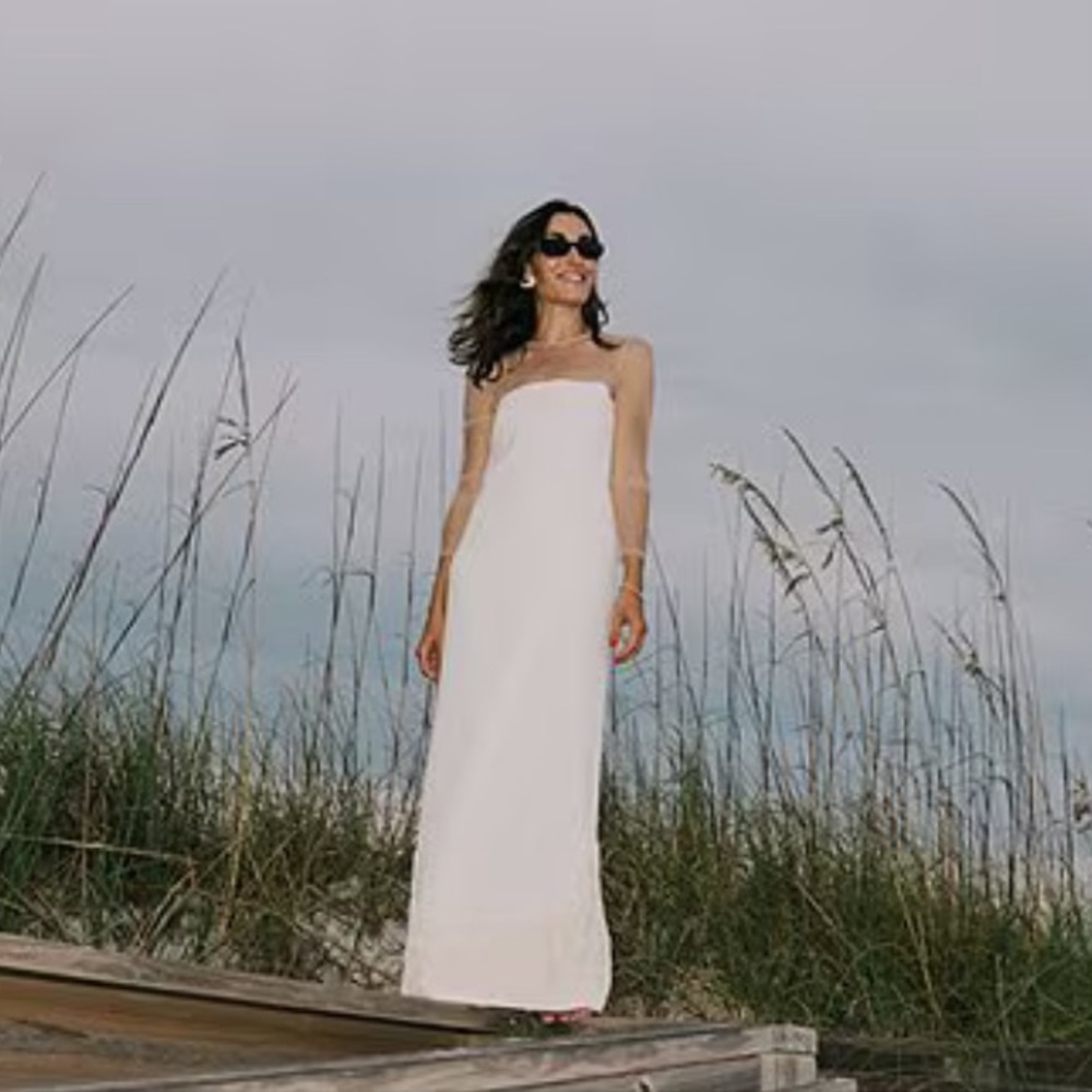 NWT AntonioMelani Elizabeth Damrich Babe Mesh Long Sleeve Crepe Soutache DRESS - Picture 6 of 17